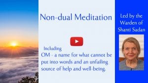 Link to event on non-dual meditation and OM