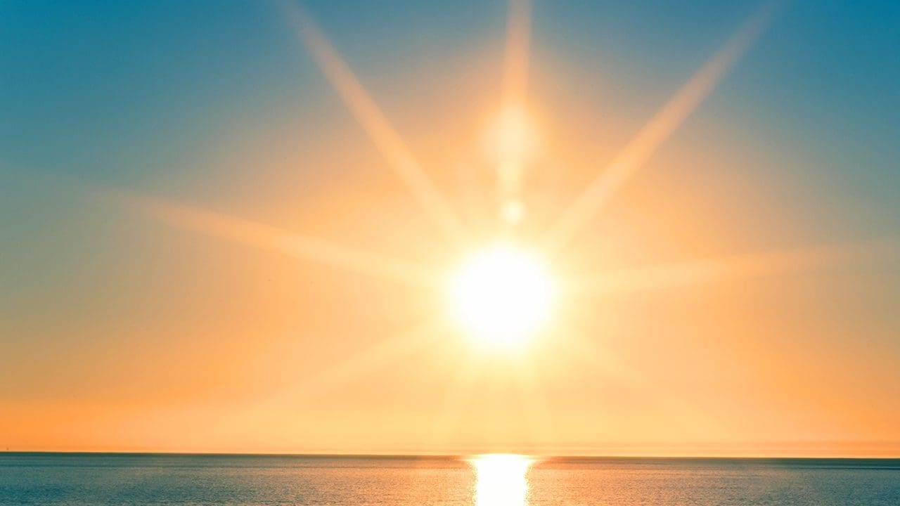 Sunset with link to meditation practice