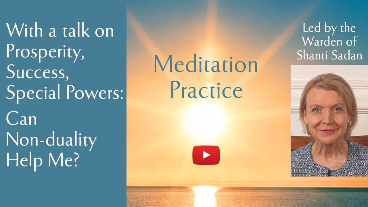 sunrise with link to non-dual meditation practice