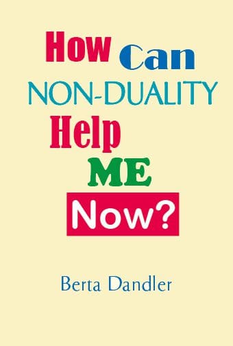 How Can Non-duality Help Me Now, book cover.